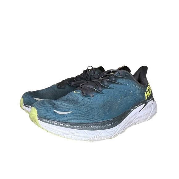 ***SOLD*** Hoka One One Clifton 8 Wide Cushioned Sneakers Size 13 B27 - Picture 2 of 7
